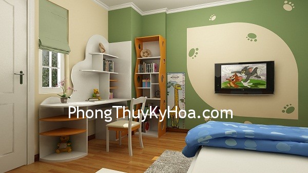 Mau ban hoc lien gia sach cho be yeu 2012 12 04 21 02 38 Hỏi Đáp Phong Thủy: Kệ đặt trực tiếp bên trên bàn học có ảnh hưởng gì không?