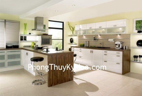 giang bep1 Hỏi Đáp Phong Thủy: Gương đặt phía trên bếp lò