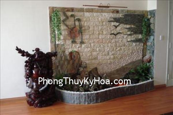 hnb11 Hỏi Đáp Phong Thủy: Tường nước trong phòng khách