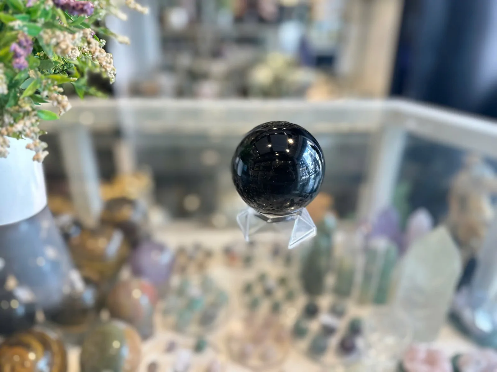 Quả cầu đá hắc ngà (549gr/4830K) GM151-S3-2652